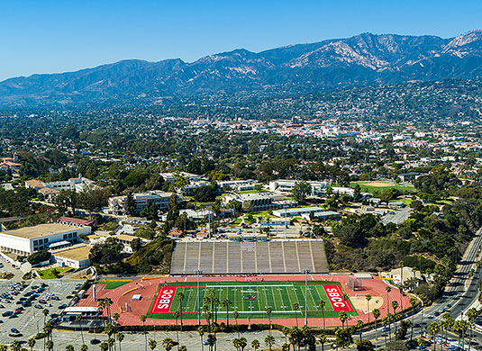 Aerial view of East Campus
