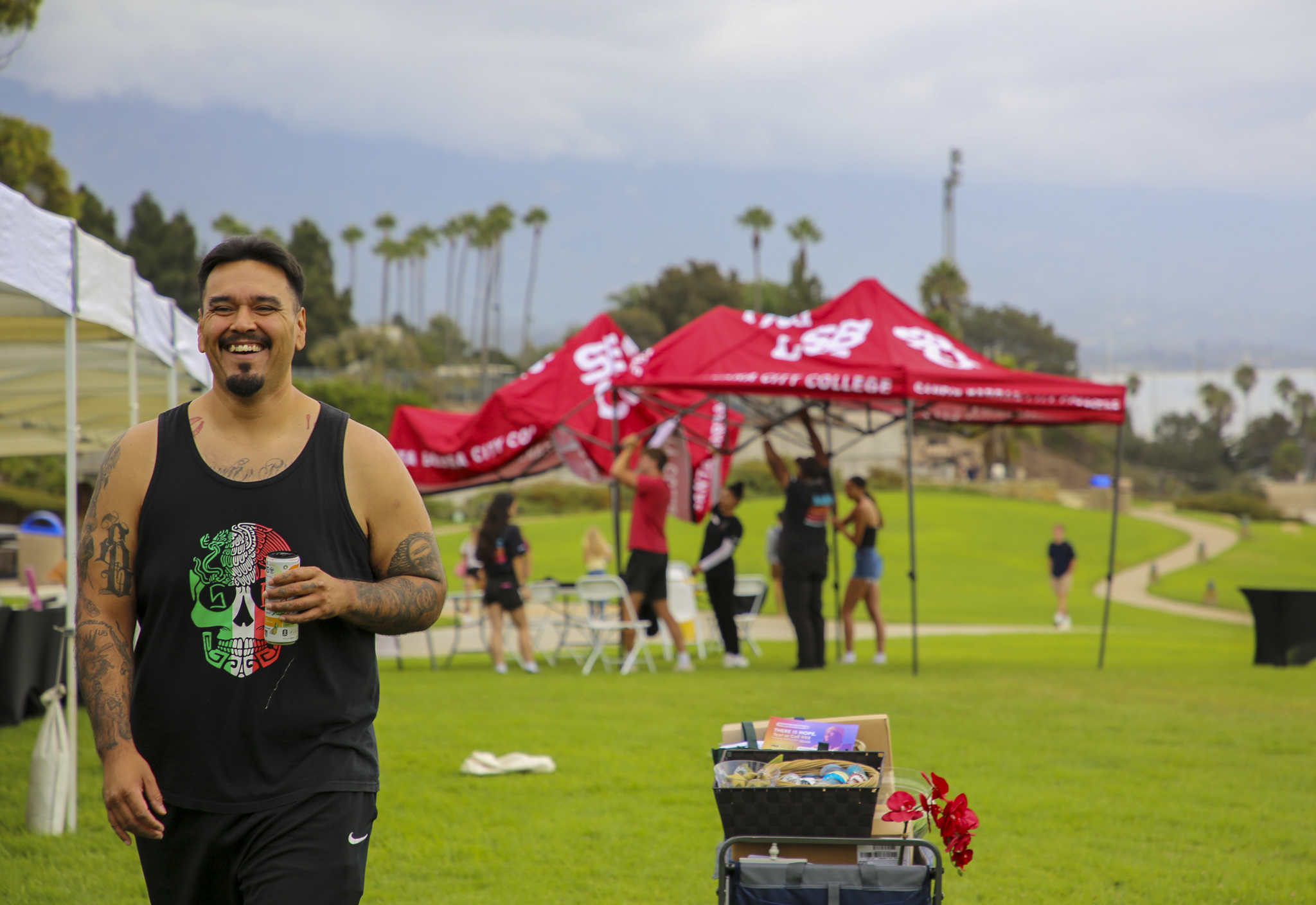 miguel at the bnc fair